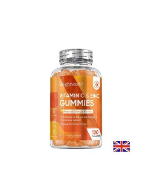 Витамин Ц 1000 мг + Цинк 3 мг | Vitamin C & Zinc  Gummies | WeightWorld, 120 желирани табл.