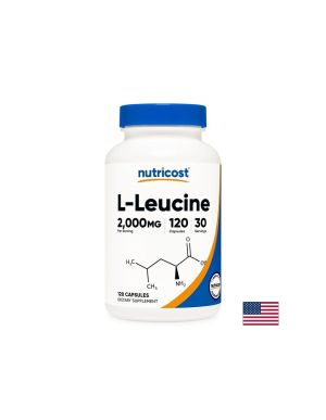 Л - Левцин 500 мг | L-Leucine | Nutricost, 120 капс.