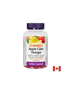 Ябълков оцет за отслабване | Apple Cider Vinegar Gummies | Webber Naturals, 90 желир.табл.