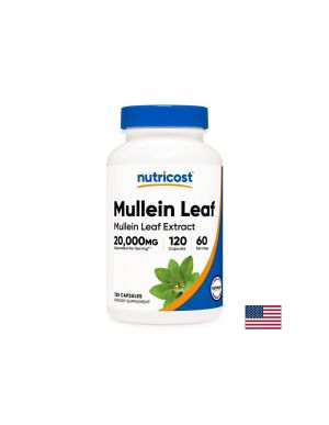 Лопен Екстракт 500 мг | Mullein leaf | Nutricost, 120 капс.