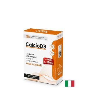 Калций 600 мг + Витамин Д3 800 IU | Ca + Vitamin D3 20 mcg | Sanavita, 30 дъвч. табл.