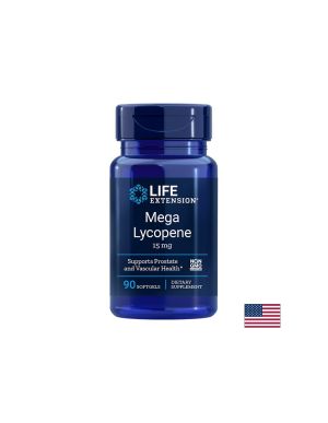 Ликопен 15 мг | Mega Lycopene | Life Extension, 90 софтгел капс.