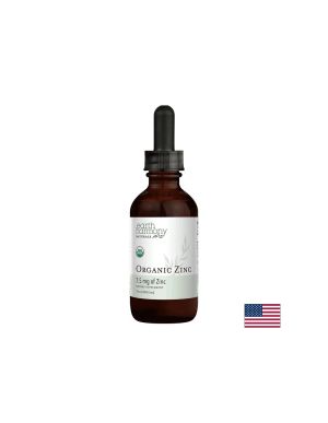 Цинк сулфат 15 мг | Liquid Organic Zinc 15 mg |  Earth Harmony Naturals, 59.2 мл капки