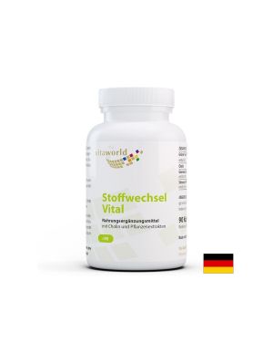 Формула за Метаболизъм с Гуарана, Зелен Чай и Пиперин | Metabolism Formula | Vitaworld, 90 капс.