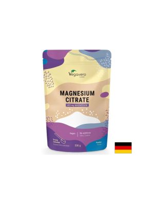 Магнезий цитрат на прах 200 мг | Magnisium Citrate Powder | Vegavero, 500 гр.