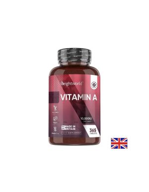 Витамин А 10 000 IU / 3000 мкг | Vitamin A | WeightWorld, 365 табл.