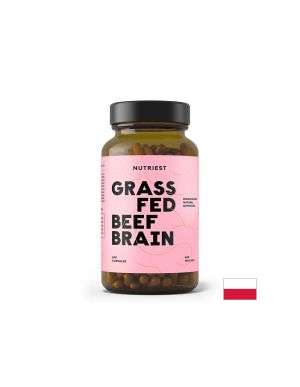 Говежди мозък и Черен дроб ( лиофилизирани ) | Grass Fed Beef Brain | Nutriest, 240 капс.