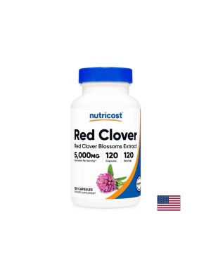 Червена детелина екстракт 200 мг | Red Clover Extract | Nutricost, 120 капс.