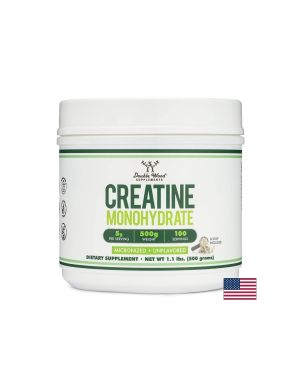 Креатин Монохидрат (микронизиран, неовкусен) | Creatine Monohydrate | Double Wood, 500 г прах