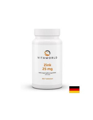 Цинк бисглицинат | Zink | VitaWorld, 365 таблетки