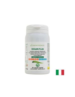 Мултивитамини за вегани с ензими | Multivitamins Vegan Plus | Benessence, 60 капс.