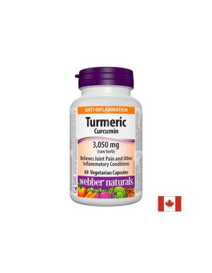 Turmeric Curcumin/ Куркума (куркумин) 600 mg x 60 капсули Webber Naturals