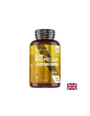 Бромелаин 650 мг | Bromelain | WeightWorld, 180 капс.