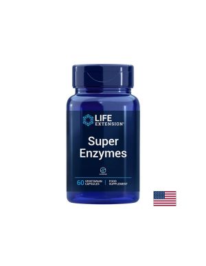 Растителни храносмилателни ензими | Super Enzymes | Life Extension, 60 V капс.