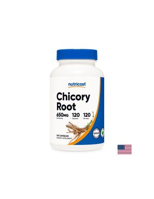 Цикория ( корен ) 650 мг | Chicory Root | Nutricost , 120 капс.