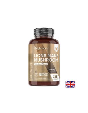 Лъвска грива с Черен пипер | Lions Mane Mushroom with Black Pepper | Weight World , 365 табл.