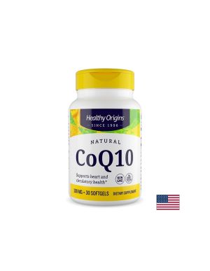 Коензим Q10 100 мг | CoQ10  | Healthy Origins, 30 драж.