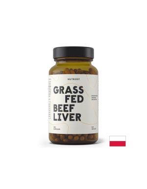 Говежди черен дроб 400 мг | Grass Fed Beef Liver | Nutriest, 240 капс.