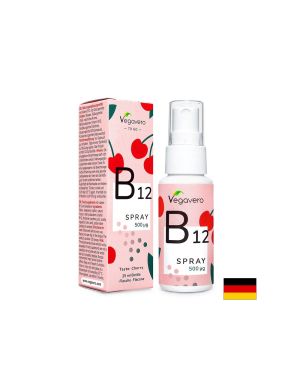 Витамин Б12 (метилкобаламин) | B12 Spray | Vegavero, орален спрей 25 мл