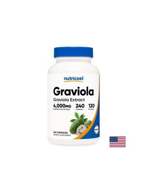 Гравиола екстракт 100 мг | Graviola Extract | Nutricost, 240 капс.