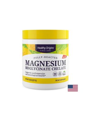 Магнезий бисглицинат хелат 200 мг | Magnesium Bisglycinate Chelate | Healthy Origins, 227 гр.