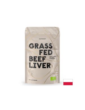 Био Говежди черен дроб | Grass Fed Beef Liver | Nutriest, 135 гр. 