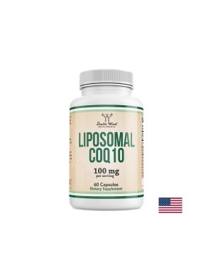 Липозомен коензим Q10 100 мг | Liposomal CoQ 10 | Double Wood, 60 капс.