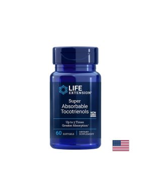 Токотриеноли | Super Absorbable Tocotrienols | Life Extension, 60 софтгел капс.