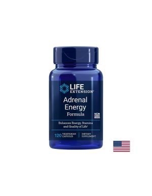 Адренал Енерджи ( при стрес и безспокойство ) | Adrenal Energy Formula | Life Extension, 120 V капс.