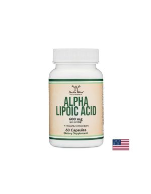 Алфа липоева киселина 300 мг | Alpha Lipoic Acid | Double Wood, 60 капс.