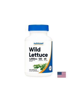 Дива маруля 80 мг | Wild Lettuce | Nutricost, 120 капс.