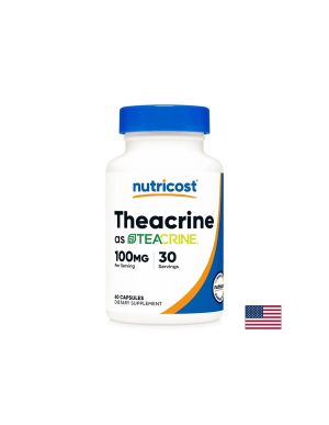 Теакрин Екстракт 50 мг | Teacrine | Nutricost, 60 капс.