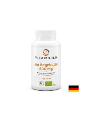 Шипка Екстракт 600 мг | Rose hip | Vitaworld, 120 капс.