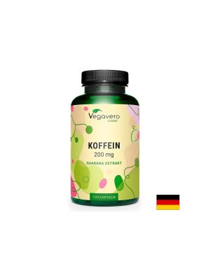 Кофеин 200 мг | Koffein | Vegavero, 120 капс.