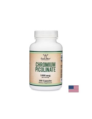 Хром Пиколинат 500 мкг | Chromium picolinate | Double Wood, 300 капс.