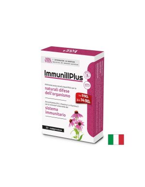 ИмунПлюс с ехинацея, витамин Ц, Б12, Д3 и цинк | Sanavita ImmunillPlus | Paladin Pharma, 30 табл.