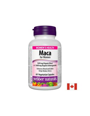 Мака за жени | Maca for Women | Webber Naturals, 60 капс.