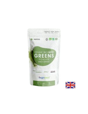 9 Супер зелени храни  | Organic (bio) Super Greens Powder | WeightWorld, 200 гр прах