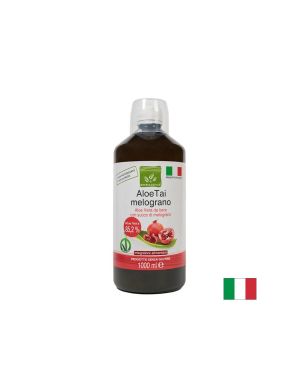 Алое вера (сок и пулпа от лист) + сок от Нар | Aloe Tai Pomegranate | Benessence, 1л / 20 дози
