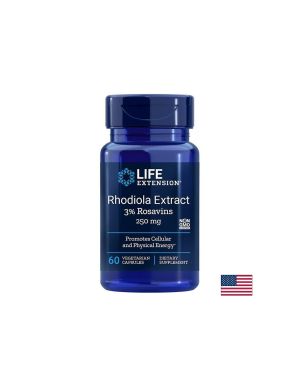 Златен корен 250 мг | Rhodiola Extract | Life Extension, 60 V капс.