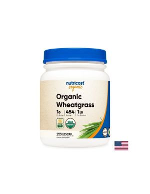 Пшенична трева Органик 454 гр | Organic Wheatgrass | Nutricost