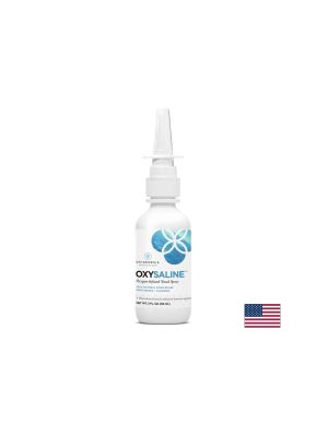Назален спрей с кислород и цинк OXYSALINE™ | Oxigen Infused Nasal Spray | Oxigenesis, 60 мл.