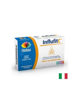 Ехинацея 400 мг + Андрографис 300 мг + Витамин Ц 80 мг | Influfit C | Fitobios, 12 табл.