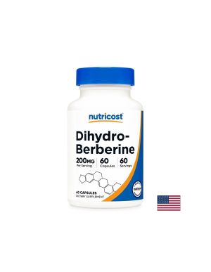 Дихидроберберин 200 мг | Dihydroberberine | Nutricost, 60 капс.