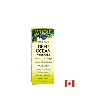 Дълбоководни морски минерали | Deep Ocean Minerals | Natural Factors, 100 мл