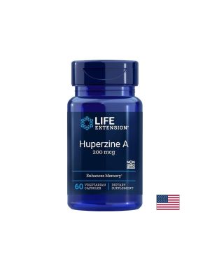 Хуперизин А 200 мкг | Huperzine A | Life Extension, 60 V капс.