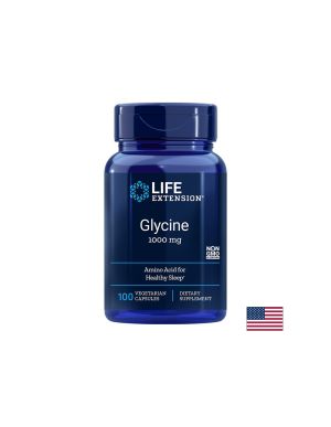 Глицин 1000 мг |  Glycine | Life Extensions, 100 капс