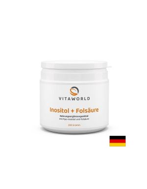 Мио Инозитол и фолиева киселина  | Myo Inositol Folsaure |  Vitaworld ®, 200 гр прах