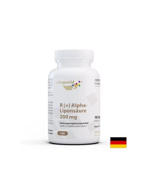 Р - Aлфа липоева киселина 200 мг | R (+) Alpha Lipoic Acid | Vitaworld, 100 капс.