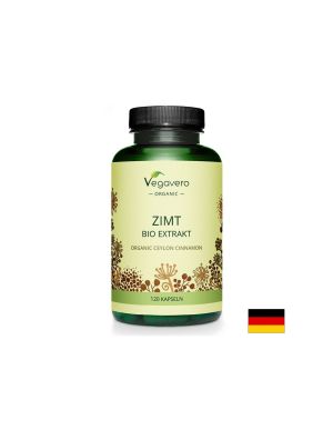 Цейлонска канела, БИО | Zimt Bio Extrakt | Vegavero, 120 капс.